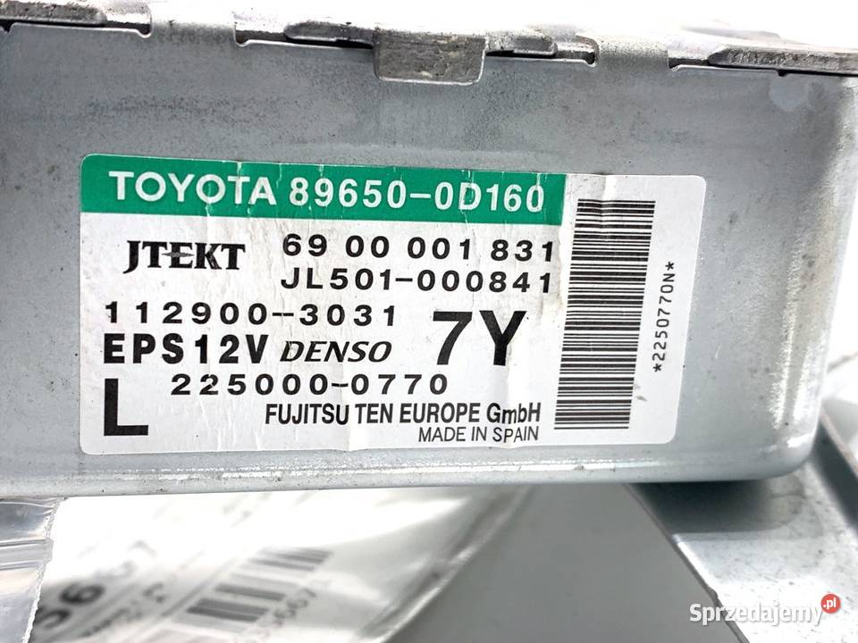 MODUŁ WSPOMAGANIA TOYOTA YARIS II 896500D160 podkarpackie sprzedam