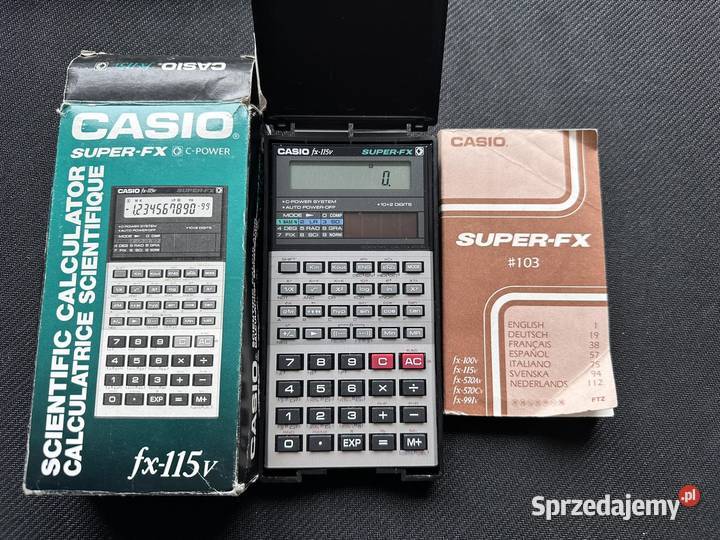 Kalkulator naukowy Casio FX115V solarny Rynarzewo