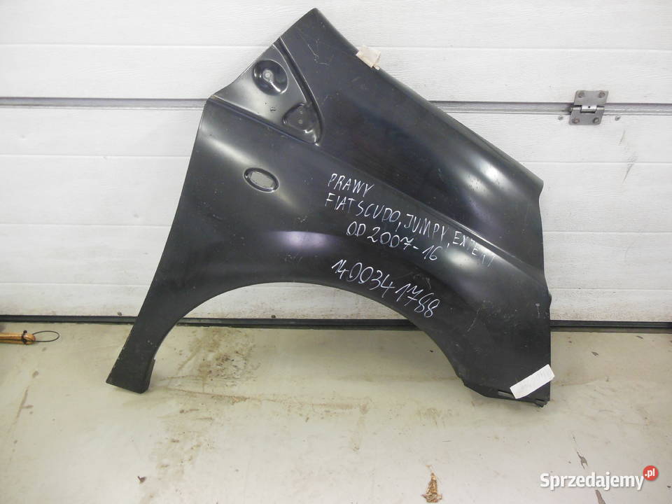 Citroen Jumpy 0716 Błotnik Przedni Prawy Błotniki Kozy