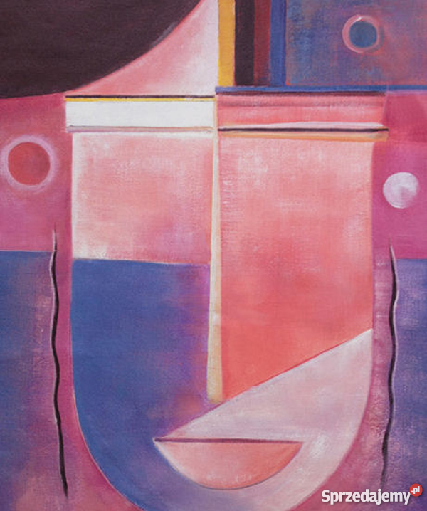 Abstrakcja Patrząc w różowe światło Alexej Von mazowieckie Warszawa sprzedam