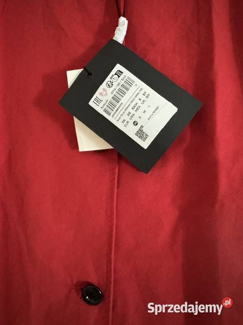 Płaszcz damski XS Massimo Dutti czerwony z Częstochowa