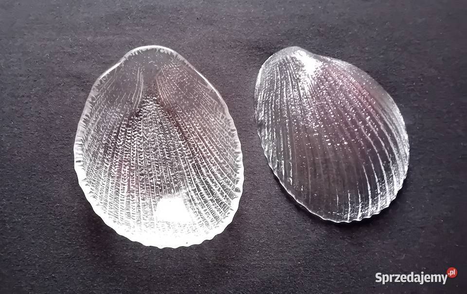 Dwie salaterki śledziówki model Shell HSG Porcelana i szkło Koźminek