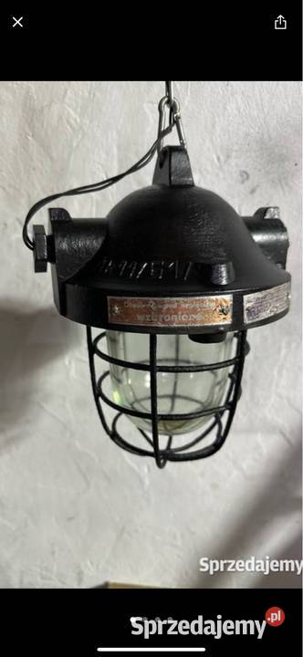 Lampa wisząca Polam Gdańsk retro AK11 64 Gliwice