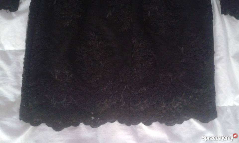 Sukienka koronkowa czarna Myślibórz