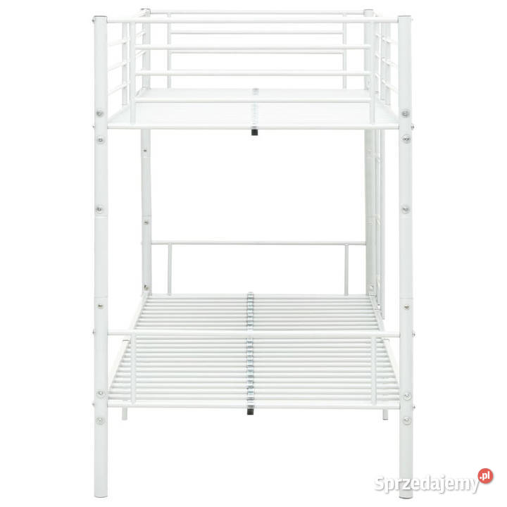 Łóżko piętrowe białe metalowe 90 x 200 WM287909 150cm Warszawa