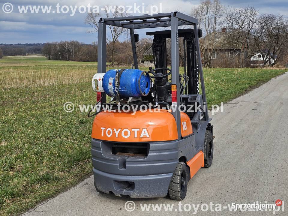 Wózek Widłowy TOYOTA 6FG18 Triplex przesuw Motoryzacja