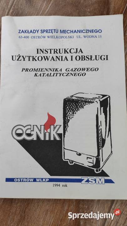Piecyk gazowy katalityczny OGNIK Catalytic 7000