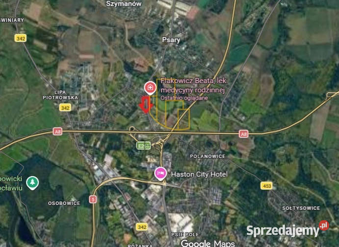 Działka Marino Sułowskamediazieleń Wrocław