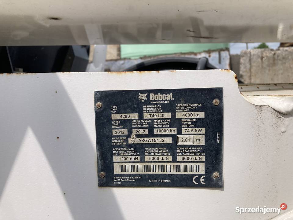 Ładowarka Teleskopowa Bobcat T40140 nie Pozostałe Kłodzko