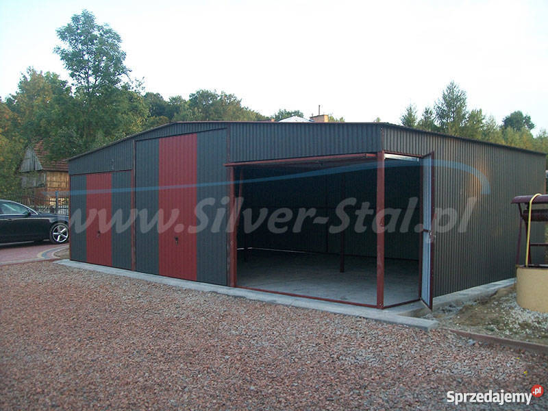 Garaż blaszany na maszyny rolnicze wiata hala