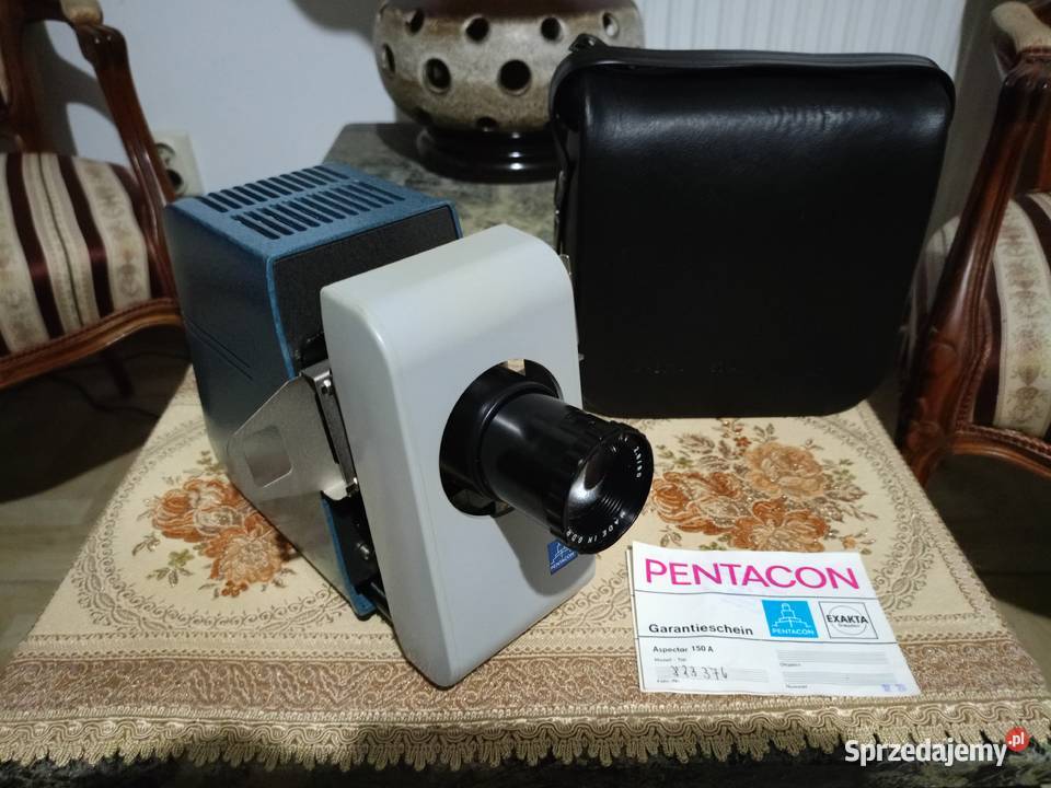 Zabytkowy Rzutnik slajdów Pentagon Aspectar 150A