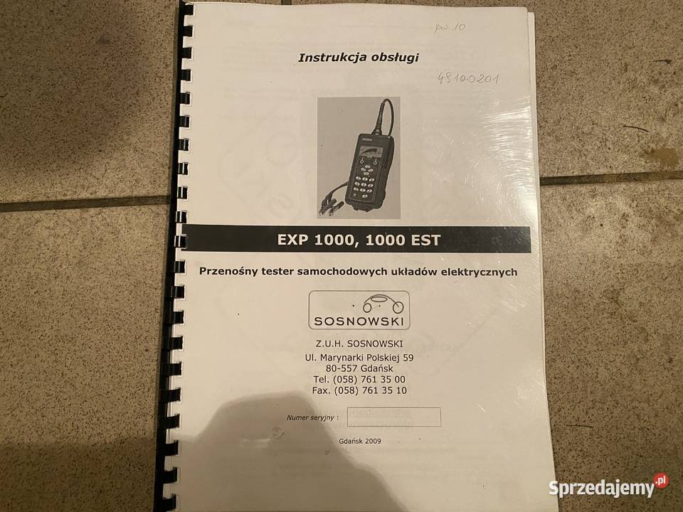 Tester akumulatorów i układów elektrycznych Krzeszów