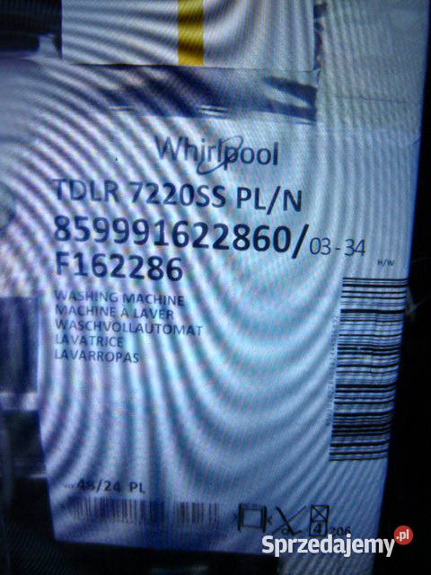 Nowa pralka otwierana gory7 1200 obr 900 zl Rzeszów