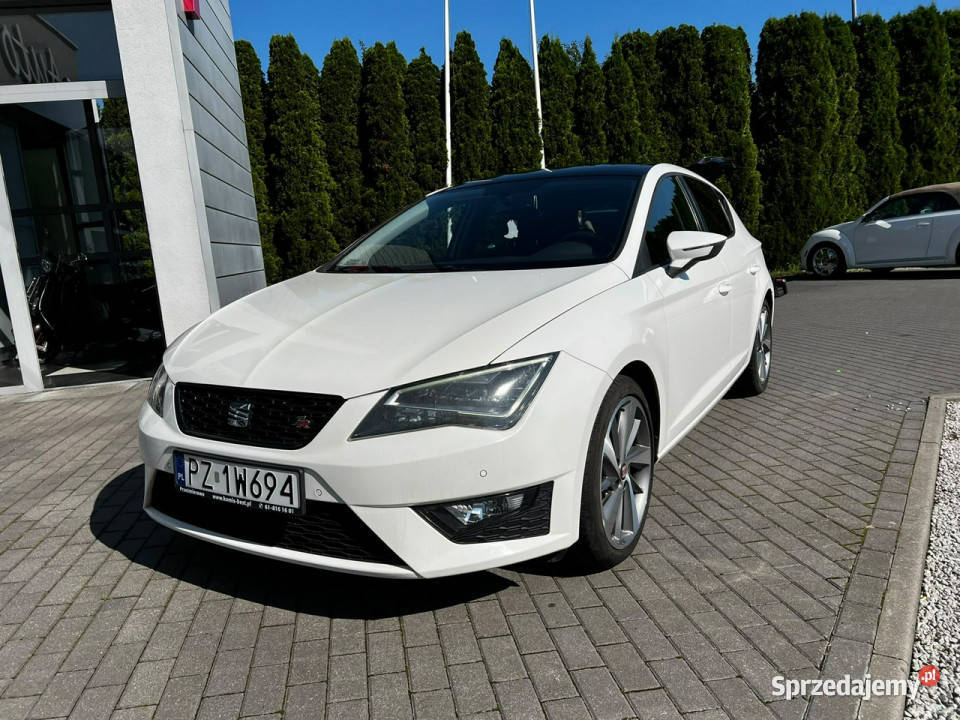 Seat Leon FR Panorama 20TDI DSG FullLED III 2012 przyciemniane szyby Baranowo