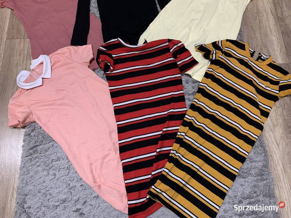 Sukienka S 36 zestaw 6 sztuk czerwony