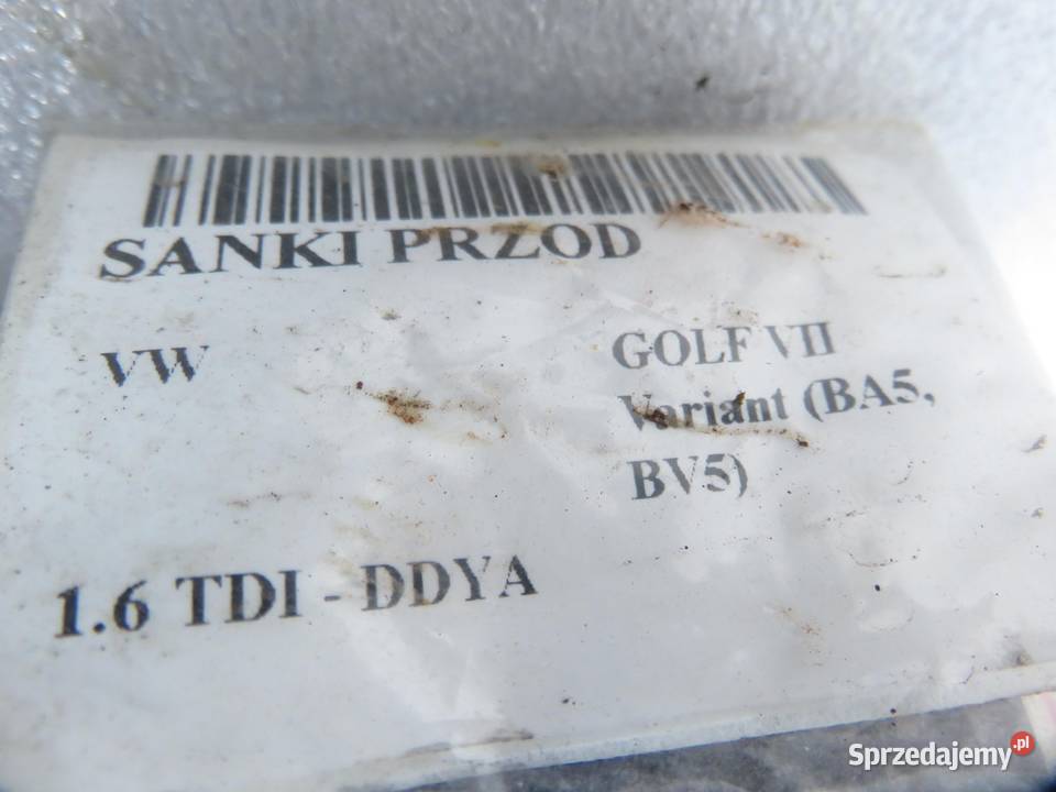 SANKI PRZÓD VW GOLF VII Variant BA5 BV5 16 TDI małopolskie