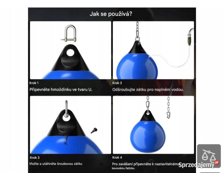 Worek bokserski wodny mazowieckie