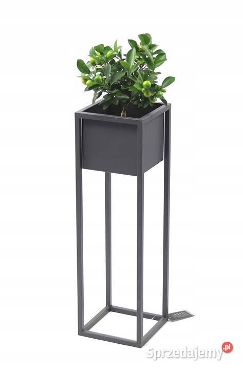 Kwietnik Metalowy Stojak 70 skrzynka LOFT