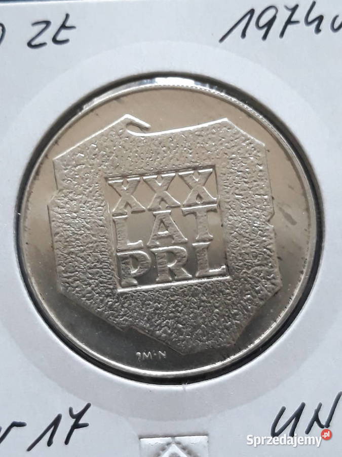 200 XXX Lat PRLu 1974 r 17 mennicze Numizmatyka