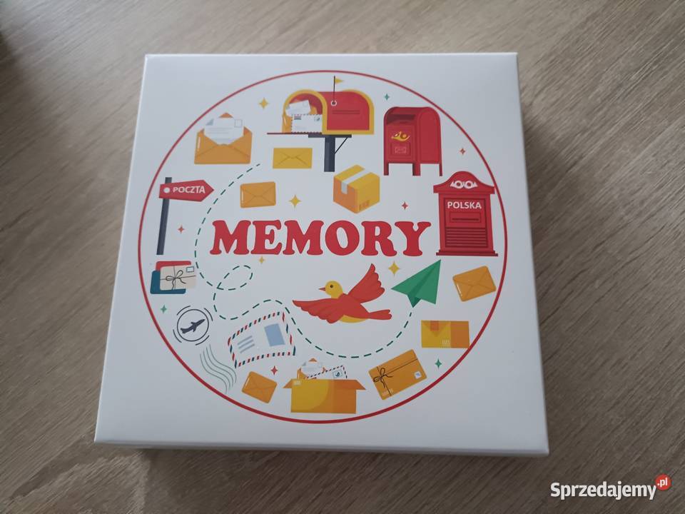 Gra Memory z logo Poczta Polska Kwidzyn
