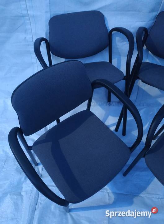 Krzesło biurowe czarne konferencyjne do Biuro Biznes i Przemysł mazowieckie