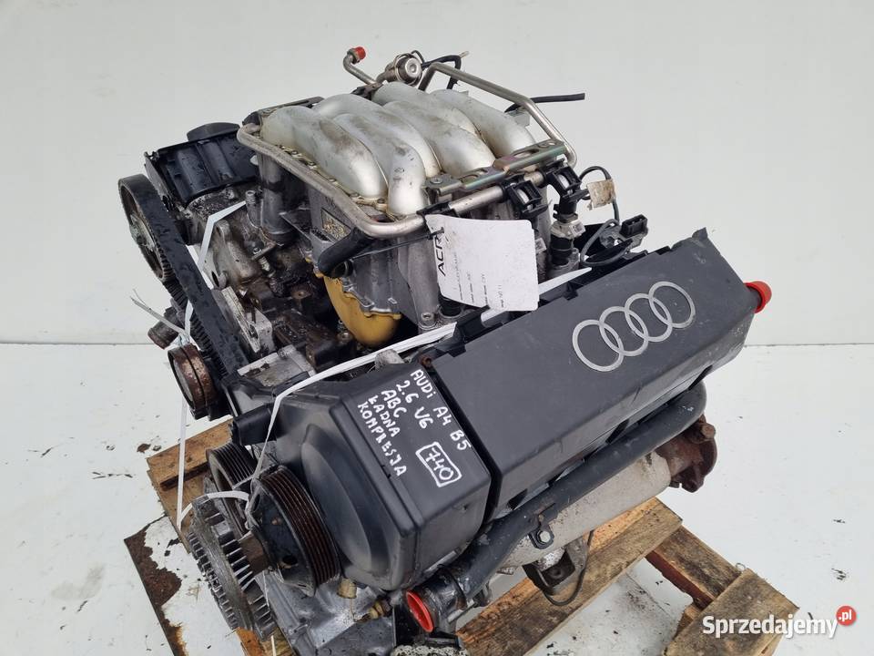 SILNIK KOMPLET Audi A4 B5 26 V6 150 test ABC lubelskie Janów