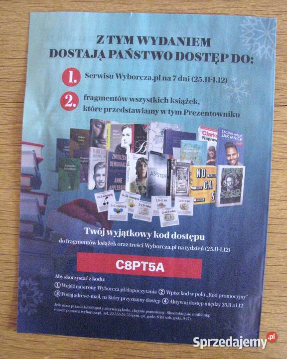 Przentownik książkowy Gazeta Wyborcza Parczew