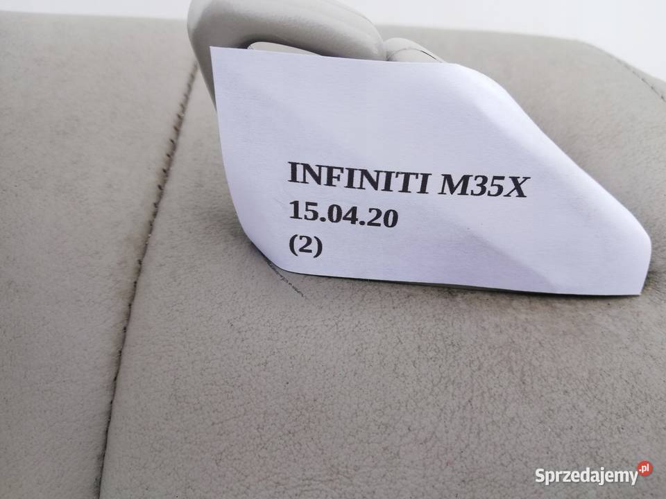 KANAPA INFINITI M35X 20052010 USA fotele, kanapy Nowy Tomyśl sprzedam