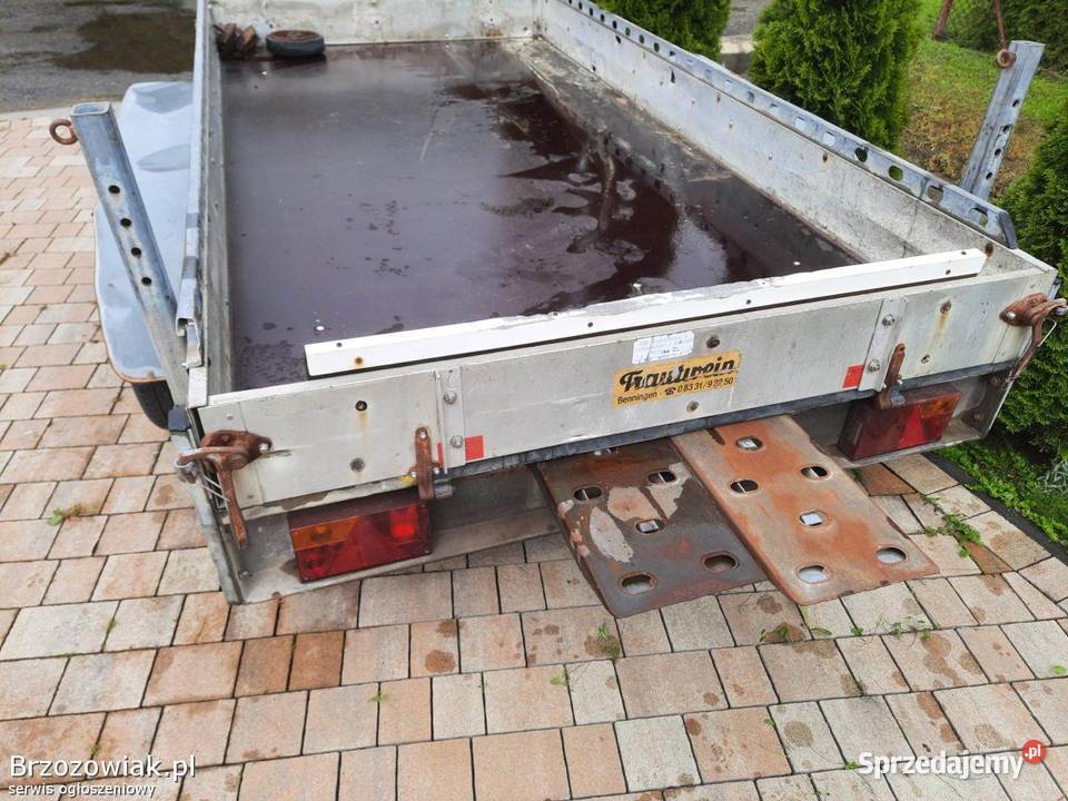 Przyczepa pod koparkę z najazdami z Niemiec dok podkarpackie Zarszyn