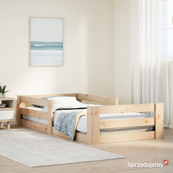 Łóżko bez materaca lite drewno sosnowe 70x140 Warszawa sprzedam