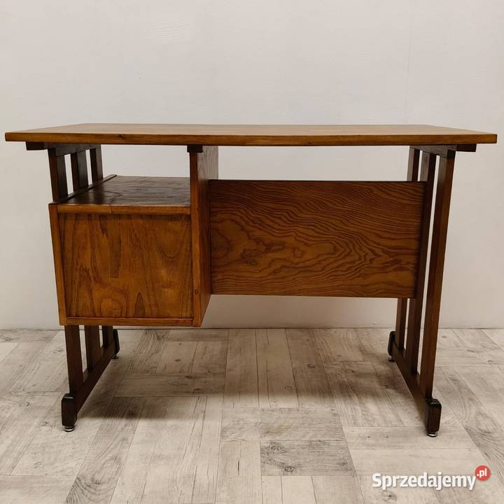Biurko Mid century italy design drewno lata 50te Biurka Radomsko sprzedam