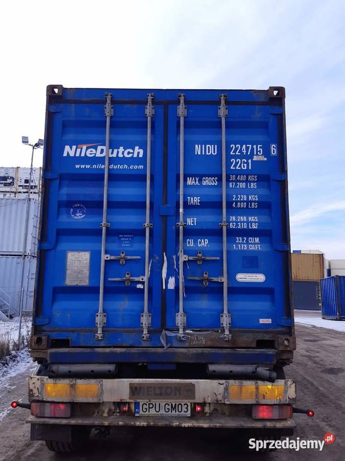 Kontener morski magazynowy budowlany 20DV 6 Warszawa sprzedam