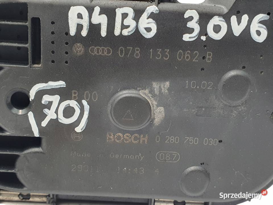 PRZEPUSTNICA Audi A4 B6 30 V6 VW 078133062B Chełm