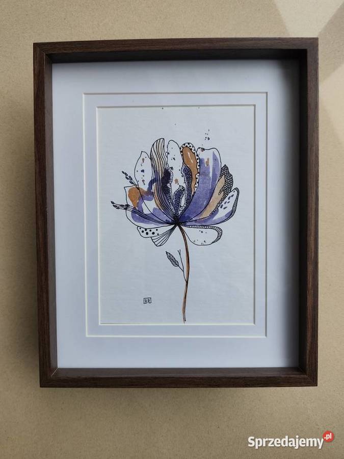 Akwarela Akwarelka Obraz pt Harmonia Umysłu Poznachowice Dolne