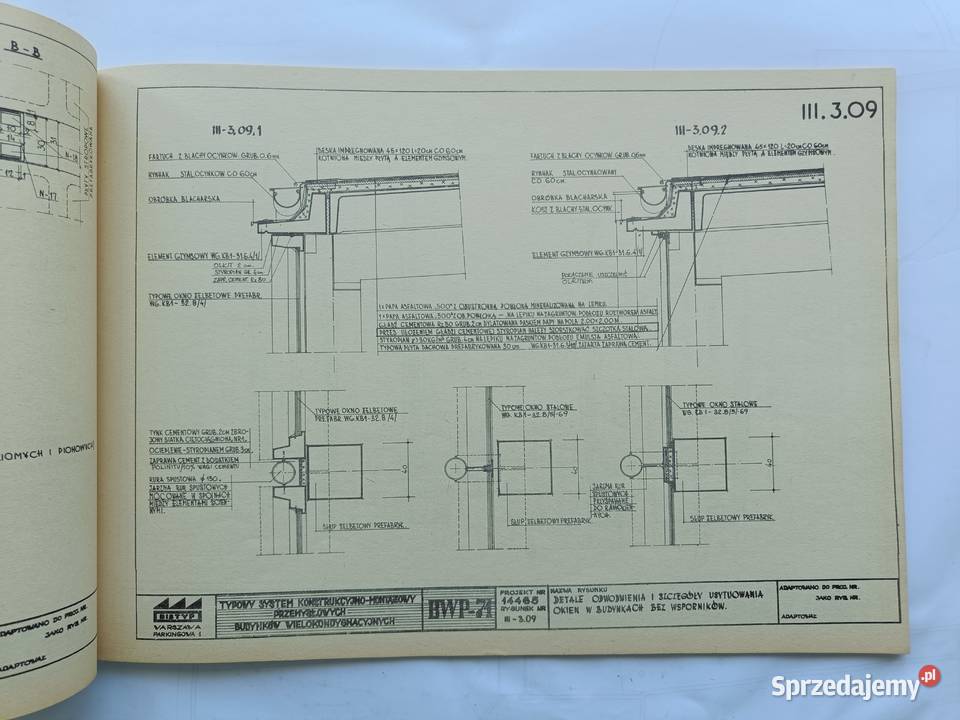 Katalog BWP71 typowych rozwiązań do proj żelbet Gdynia sprzedam