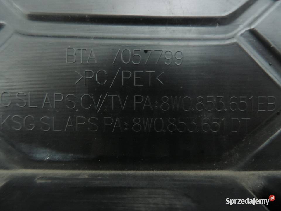 Atrapa kratka grill AUDI A4 B9 8W0 LIFT 19 SLINE