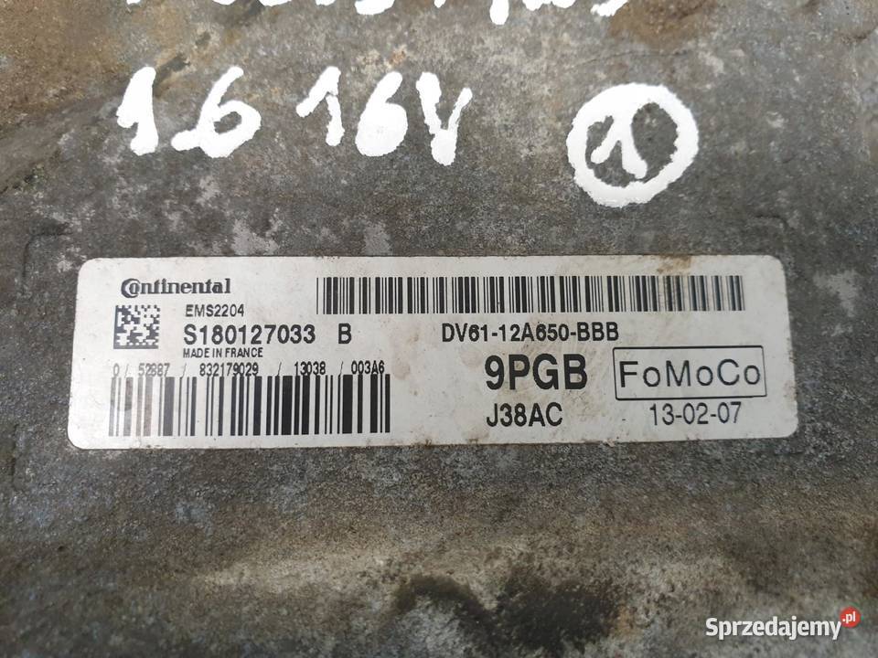 Ford Focus MK3 III 16 16V STEROWNIK SILNIKA lubelskie Janów