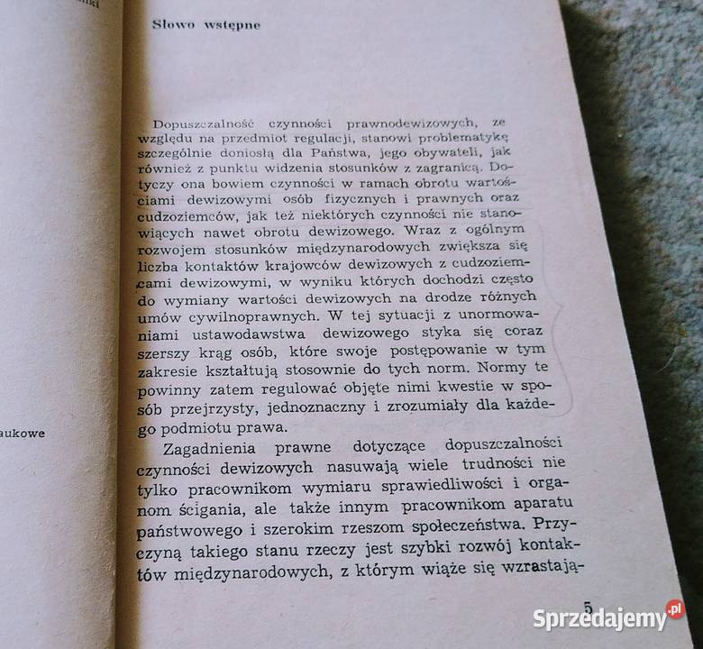 Dopuszczalność czynności dewizowych w prawie PRL Gdańsk