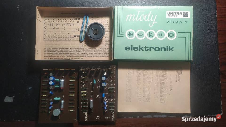młody elektronik unitra telpod zestaw 1 i 2 Ksawerów