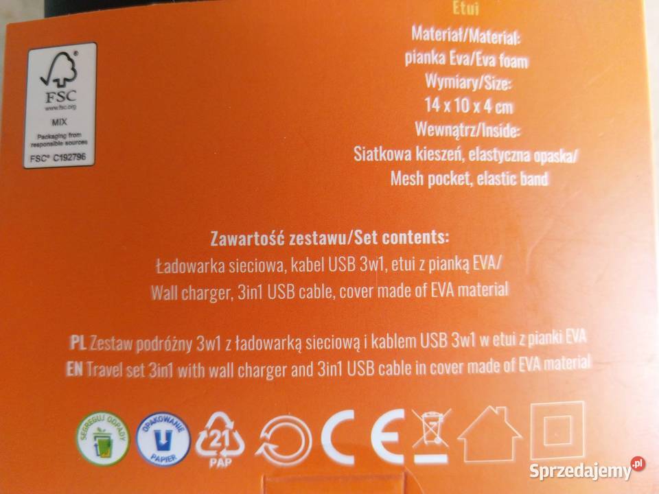 NAJTANIEJ Zestaw Podróżny Telefon Tablet itp śląskie Zabrze