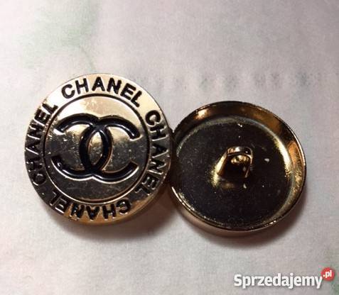 Chanel guziki do płaszcz kurtki 5 sztuk Dodatki