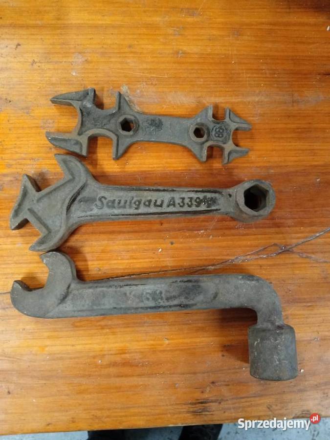 Zabytkowe klucze płaskie rolnicze Lanz Bulldog Poznań