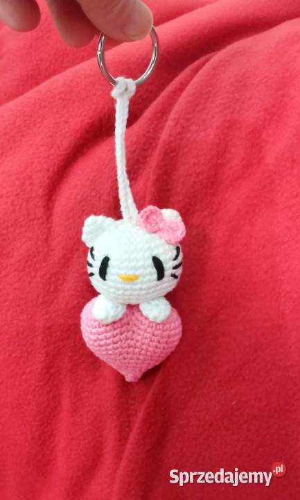 Hello Kitty brelok do kluczy zawieszka wykonana Łask