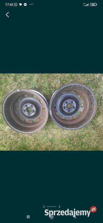 VW audi skoda felgi stalowe 5x100 VO 6Jx15H2 sprzedam