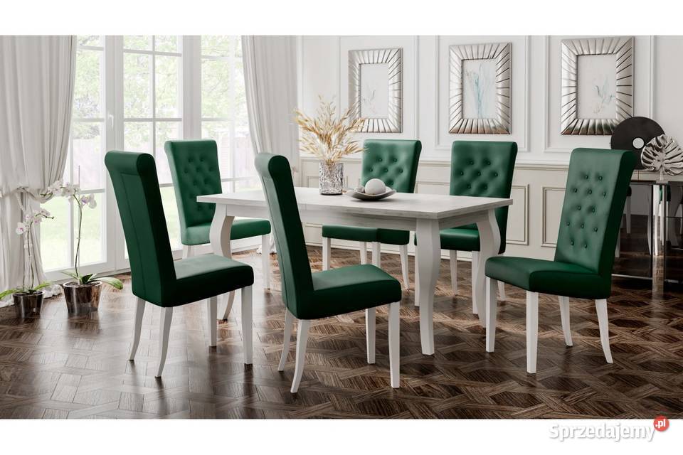 Elegancki zestaw jadalniany HAWAI - 6 krzeseł i stół