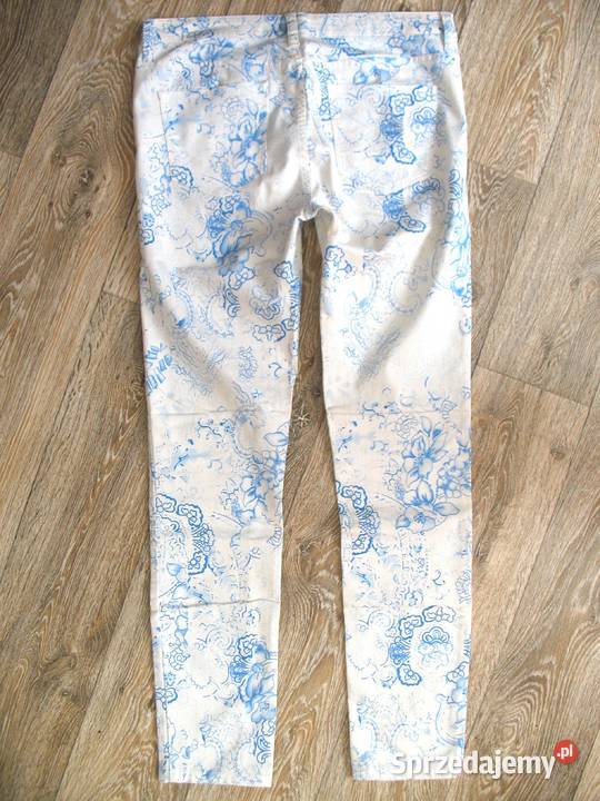 Spodnie jeans damskie 38 M biodra 96 niebieski Siedlce