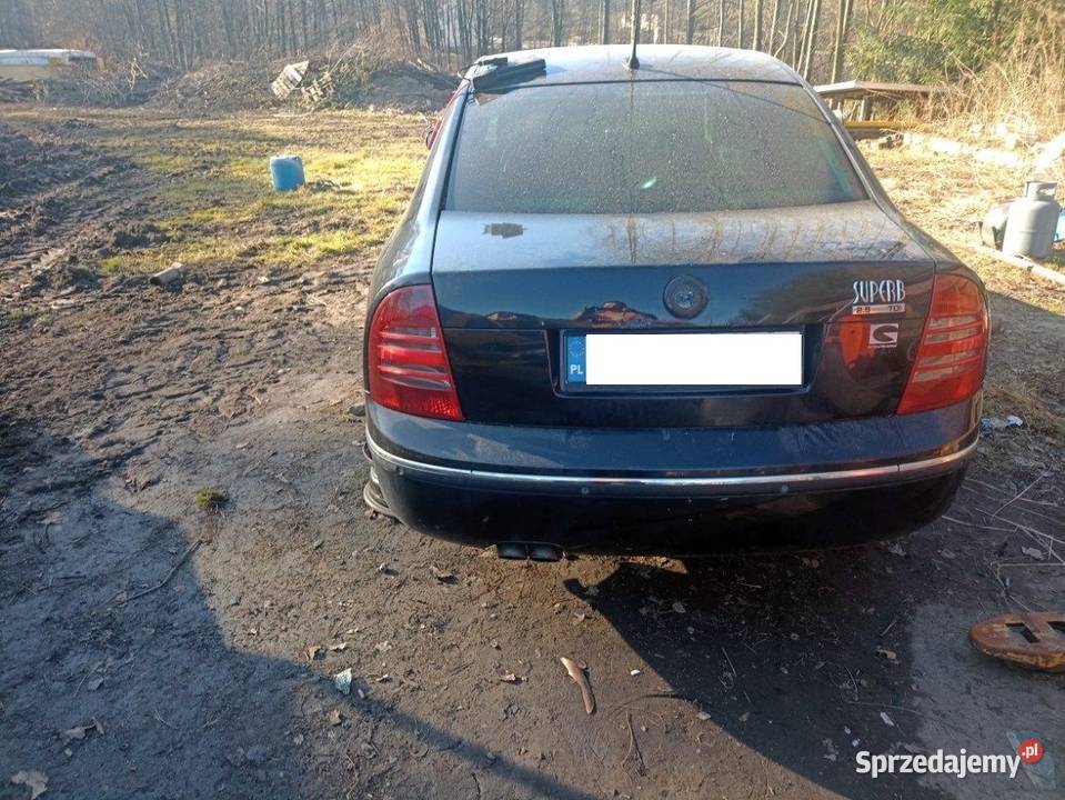 Zderzak tylny tył chrom PDC Skoda Superb 1 0108 śląskie Tychy