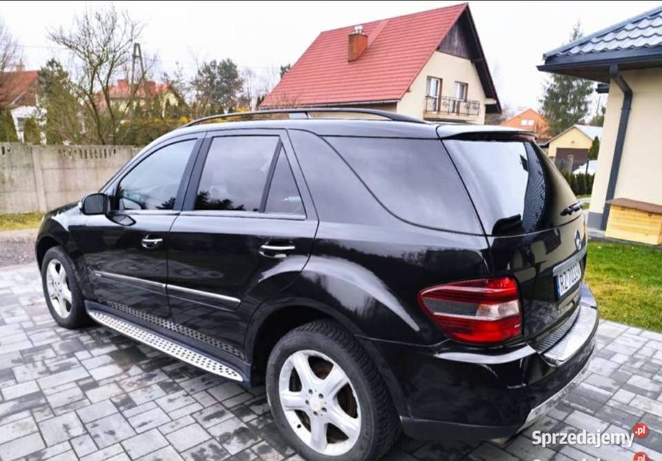 Mercedes ML w164 30 v6 224 Diesel Automat czarny Rzeszów sprzedam
