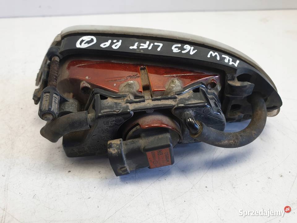 Mercedes ML W163 lift PRZEDNI HALOGEN prawy osobowe Lampy przeciwmgielne lubelskie Rudka