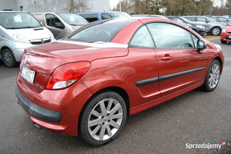 Peugeot 207 CC ładny Peugeot 207 CC 16 benzyna czujnik deszczu śląskie Częstochowa